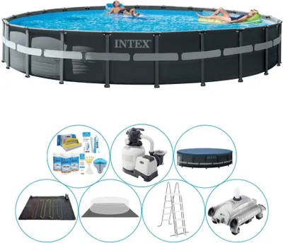 Zdjęcie produktu dla Basen stelażowy Intex Ultra XTR - 732x132 cm - zestaw zalet