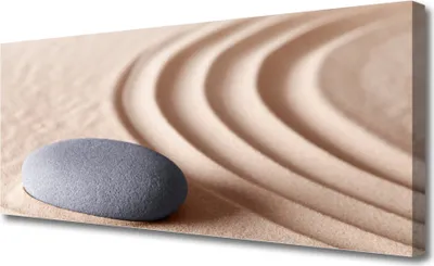 Produktbild von Tulup Leinwand-Bilder 125x50 Wandbild Canvas Kunstdruck Sand Stein Kunst