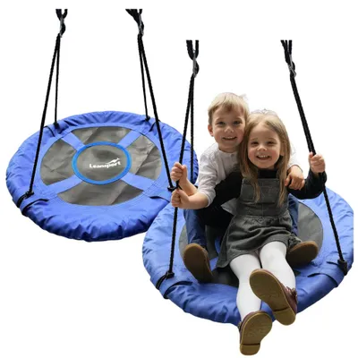 Produktbild von Leantoys Storchennest Gartenschaukel blau 80cm