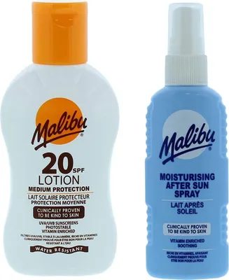 Obrázok produktu pre Malibu SPF20 Lotion 100ml + Sprej po opaľovaní 100ml