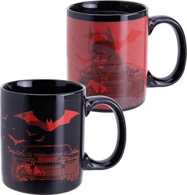 Produktbild von Paladone The Batman Heat Change Mug Tasse Schwarz, Weiß Universal 1 Stück(e)