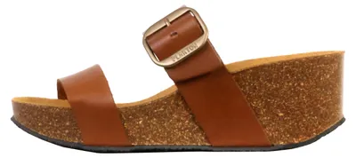 Image de Mules Compensée en cuir So Rock