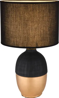 Produktbild von Globo Lighting Tischleuchte Keramik schwarz, 1x E14