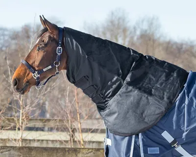 Productafbeelding van Turnout Halsdeel voor Paardendekens in Zwart
