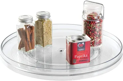 Produktbild von Lazy Susan Drehteller, 36,8 cm, Kunststoff, Transparent - iDesign | Linus