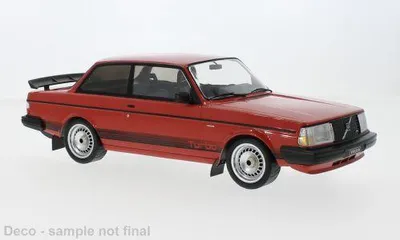 Produktbild von IXO 1:18 Volvo 240 Turbo Custom - red - 1987