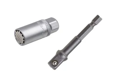 Produktbild von Universal-Stecknuss mit Steckschlüssel-Adapter 3/8'' 9 - 21 mm