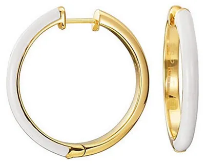 Produktbild von Esprit Damen Ohrringe Creole Edelstahl Gold Fancy white ESCO11656J000