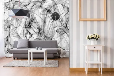 Produktbild von Vlies Fototapete RAUCHMUSTER 375 x 250 cm (inkl. Kleister) - Vlies Tapete, Wandtapete, Wandbilder - Tapete für Wohnzimmer Schlafzimmer, Büro, Küche - Montagefertig