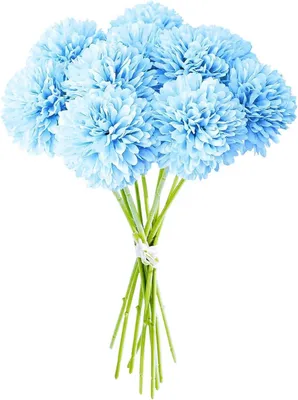 Obrázok produktu pre Umelé kvety Hortenzie 12 kusov, hodvábne kvety, 28 cm vysoké, pre svadobnú kyticu, domov