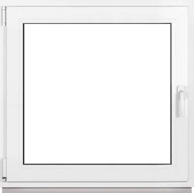 Produktbild von Framex Kellerfenster Fenster Kunststofffenster Weiß Breite x Höhe 100 x 95 cm (1000 x 950 mm) 2fach (32 mm) Dreh Kipp DIN Links - Premium