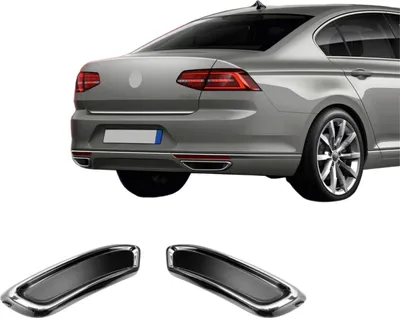 Obrázek produktu pro Chromované koncovky výfuku pro Volkswagen Passat B8 sedan 4D od 2015 do 2019