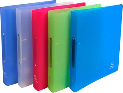 Produktbild von Exacompta - Ringbuch Chromaline ft A4 maxi, 2 Ringe von 3 cm, farblich sortiert