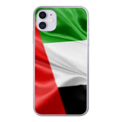 Produktbild von MuchoWow® Handyhülle Schutzhülle Hülle für iPhone 11 Die Flagge der Vereinigten Arabischen Emirate Silikon Softcase Handy Hülle - Handytasche