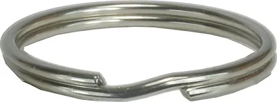 Produktbild von Schlüsselringe, 100 Stück, 16 mm Durchmesser, 1,2 mm Materialstärke, vernickelt