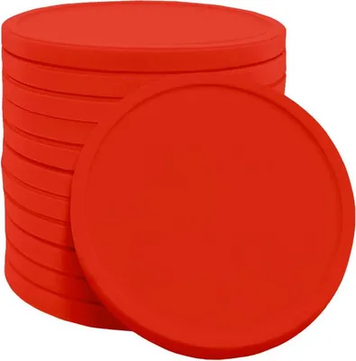 Zdjęcie produktu dla Puste biodegradowalne monety konsumpcyjne CombiCraft Czerwone - Ø29mm - 1000 sztuk