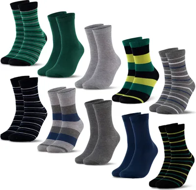 Produktbild von Occulto Jungen & Mädchen Bunte Socken 10er Pack (Modell: Estilo)