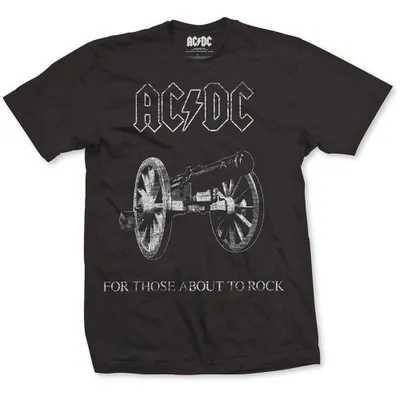 Zdjęcie produktu dla AC/DC About to Rock Black L Koszulka