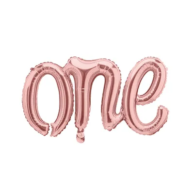Produktbild von My One Folienballon Schriftzug 66cm Roségold