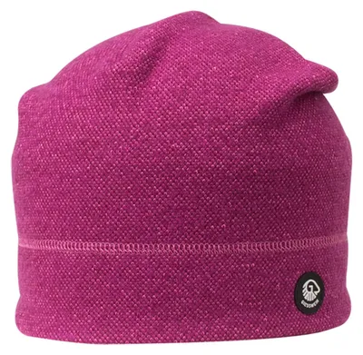 Giesswein Unisex Slouch Strickmütze Merinowolle Hohes Eis in rosa