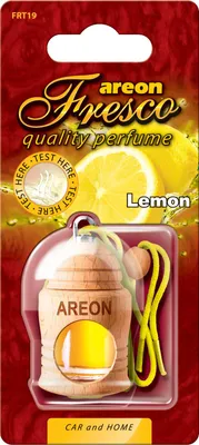 Produktbild von Original Areon FRESCO Auto Autoparfüm Duftdose Duftbaum Lufterfrischer Zitrone