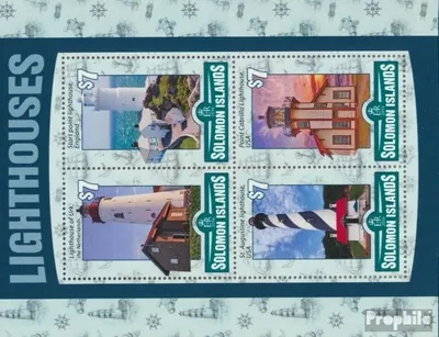 Produktbild von Briefmarken Salomoninseln 2016 Mi 3501-3504 Kleinbogen (kompl. Ausg.) postfrisch Leuchttürme