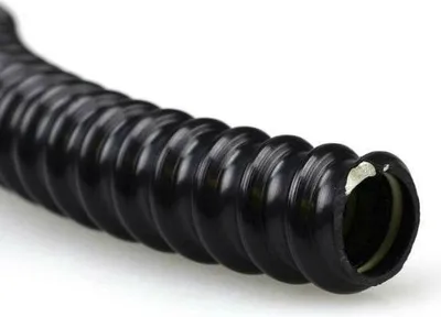 Obrázok produktu pre Ohybné vlnité potrubie, čierne, GUS, 40 mm, odolné voči UV žiareniu, 1 m = 1 ks.