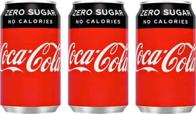 Obrázek produktu pro Coca-Cola Zero Carbonated 330 ml