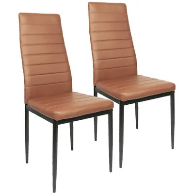 Produktbild von WYCTIN 2 Stück Esszimmerstühle Stuhl  Stühle SET EssStuhl Küche Küchenstuhl Barstuhl Braun