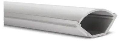 Imagen del producto de Maclean MCTV-575: Organizador de cables para pared, canal flexible, color blanco, 1 unidad