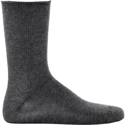 Produktbild von Hudson Herren Socken, 1 Paar - Relax Soft,  Strumpf, ohne Gummifäden, einfarbig Grau 39-42 EU
