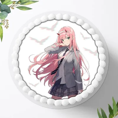 Produktbild von Für die Geburtstags Torte ein Tortenaufleger, Zuckerbild mit dem Motiv: Anime Manga, Essbares Foto für Torten, Fondant, Ø 20cm, 0856w