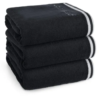 Zdjęcie produktu dla Eurofirany 481113, 70 x 140 cm, Bawełna, Czarny, 1 szt.