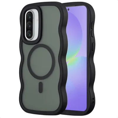 Immagine prodotto di Selencia Wavy Backcover con MagSafe Samsung Galaxy A36 / A56 - Nero