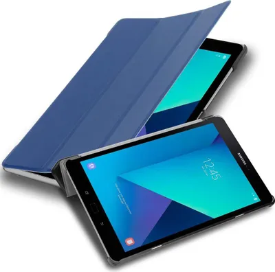 Produktbild von Cadorabo Schutzhülle für Samsung Galaxy Tab S3 (9.7 Zoll) Tablet Hülle in Blau  Etui Case Cover Tasche Auto Wake up