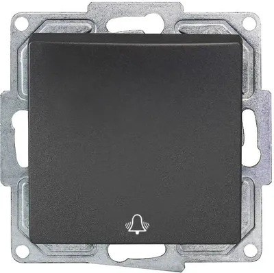 Produktbild von Gunsan Visage Taster Glocke Klingel Unterputz Dunkelsilber