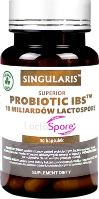 Obrázok produktu pre Singularis Superior Probiotic IBS 10mld Lactospore 30 kapsułek