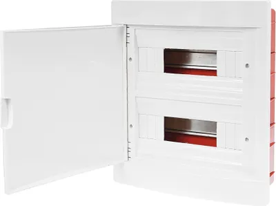 Zdjęcie produktu dla Podtynkowa skrzynka bezpiecznikowa Skrzynka rozdzielcza Mała skrzynka rozdzielcza IP40 24 moduły