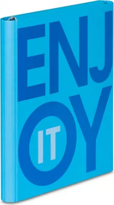 Produktbild von Dokumentenmappe "ENJOY IT" / Heftbox / A4 / Farbe: blau