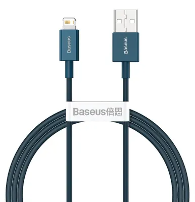 Zdjęcie produktu dla Kabel Baseus Superior USB-Lightning 1,00 m 2,40 A niebieski