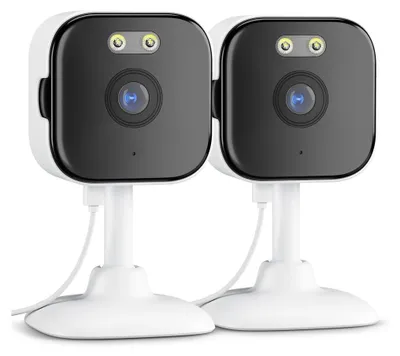 Immagine prodotto di Telecamera di sorveglianza 2K - Interno ed esterno - Visione notturna a colori - WiFi 2,4 GHz