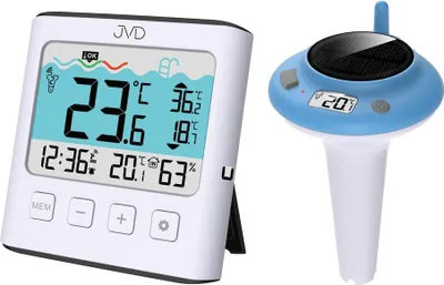Obrázek produktu pro Teploměr s venkovním čidlem JVD T777