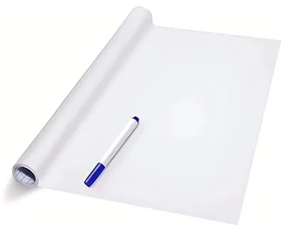 Obrázek produktu pro Verk 01438 Samolepicí tabule na křídy + fix 200x45 cm, bílá