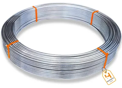 Produktbild von Haus-Held Aluminium-Runddraht AlMgSi 8 mm, 40 m für Blitzschutz