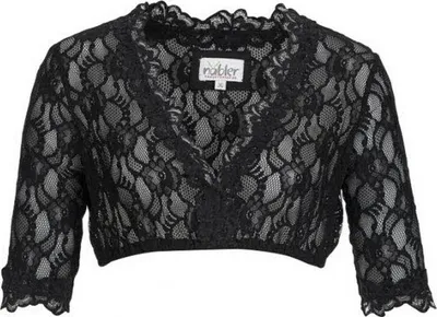 Produktbild von Dirndlbluse 3/4 Arm Laura in Schwarz von Nübler Größe 44