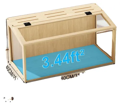 Image de Cage pour hamster, design spacieux, construction sécurisée pour les petits animaux, MULTI