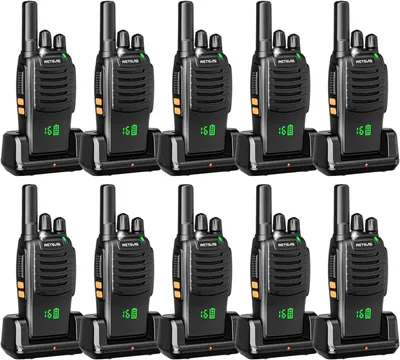 Produktbild von Retevis H777H Funkgeräte, Walkie Talkie mit Verstecktes Display mit LED, Klar und Nicht Zerbrechlich Lesen, EIN-klick-Pairing, USB-C, VOX, Funkgeräte