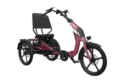 Produktbild von Caboocargo Dreirad E-Bike Chill, rot