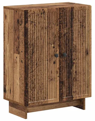 Image de vidaXL Armoire de rangement pour salle de bain, bois de récupération, 59,5 x 31 x 80 cm