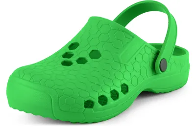 Produktbild von Ladeheid Damen und Herren leichte Eva Clogs Gartenclogs Gartenschuhe offen LADW008 (Grün 1711, 38 EU)